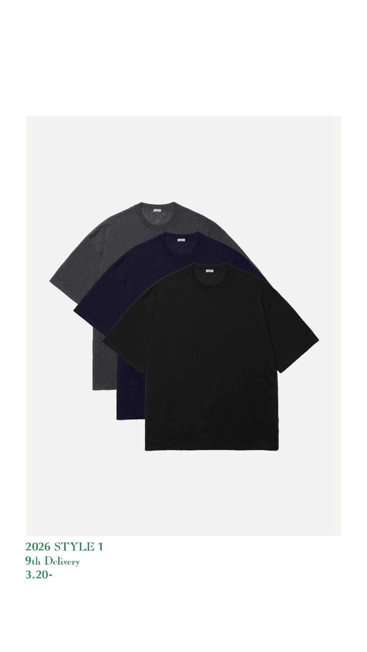 A.PRESSE 26SS High Twisted Cotton S/S T-Shirt